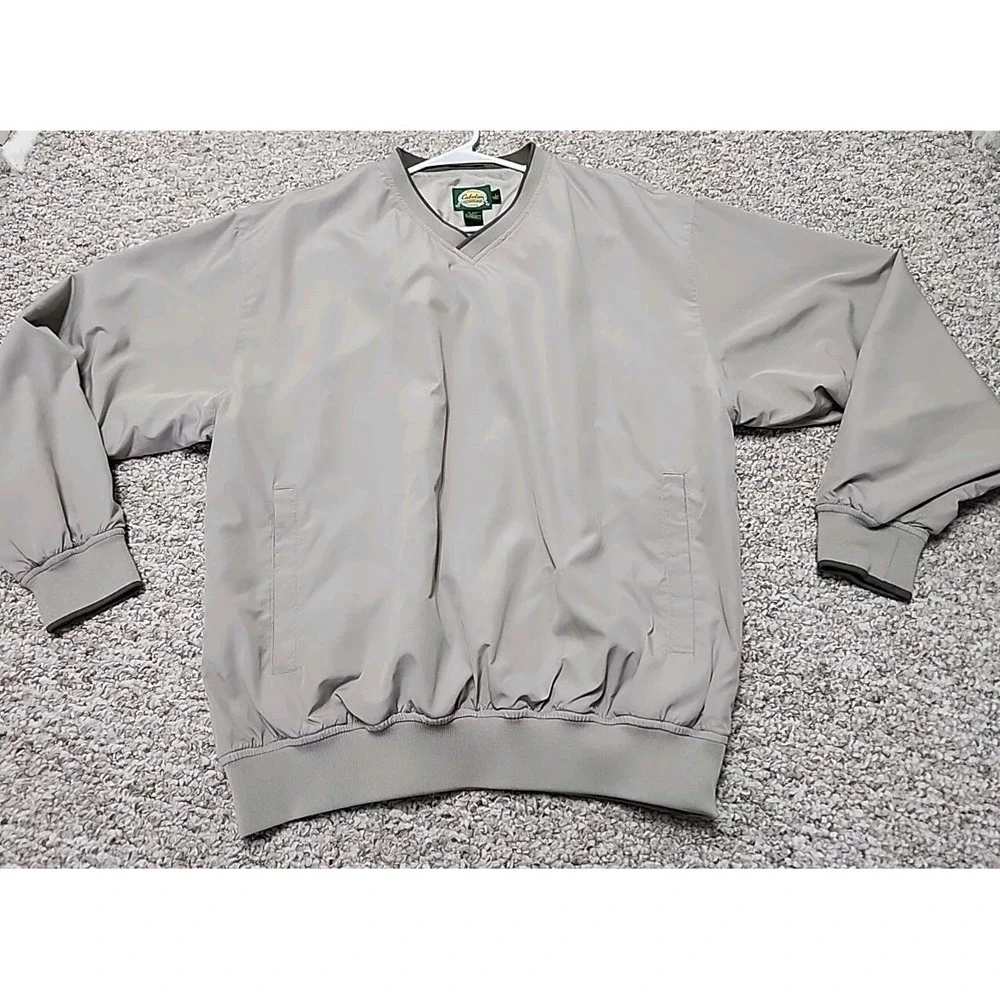 Cabelas L/TALL‎ Outdoor Gear Mens Windcrest Khaki Pullover Jacket/Windbreaker